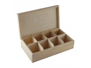 Dřevěná krabička na čaj 8