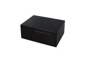 Dřevěná krabička černá 22x16