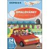 Omalovánky A4 se samolepkami Doprava  Omalovánky A4 se samolepkami Doprava