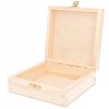 Dřevěná krabička zámek 10x10x6cm