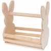Dřevěný košík Zajíc