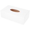 Dřevěná krabička na kapesníky bílá