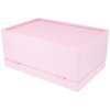 Dřevěná krabička růžová 20x30cm (spodní část)
