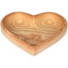 Dřevěná miska srdce
