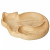 dřevěná miska kočka