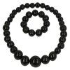 Dřevěné korálky černé