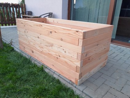 Modřínové vyvýšené záhony - délka 100 cm (konfigurátor)