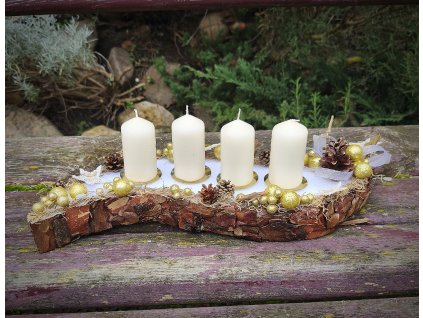 Adventní dekorace ve tvaru S