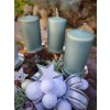 Adventní věnec se zelenými svíčkami – průměr 20 cm