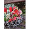 Adventní věnec s domečkem – průměr 20 cm