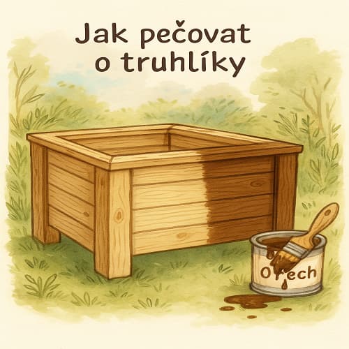 Jak pečovat o dřevěné truhlíky, aby vydržely roky