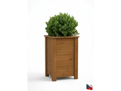 Dřevěný truhlík vysoký(6)