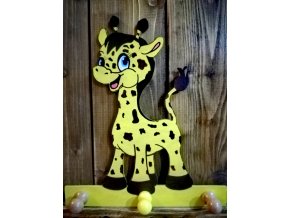Dětský věšák žirafka