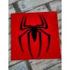 3D dřevěná nástěnná dekorace Spiderman
