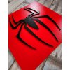 3D dřevěná nástěnná dekorace Spiderman