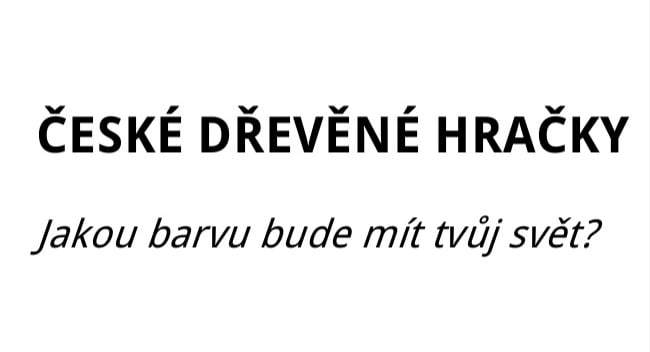 české dřevěné hračky