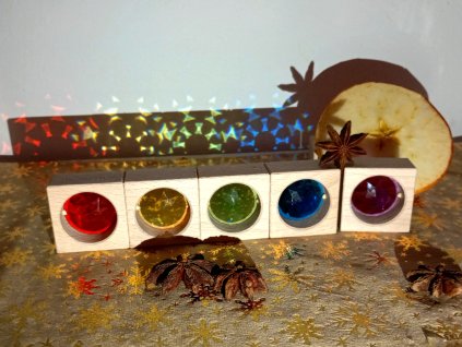 Sada do adventního kalendáře duha