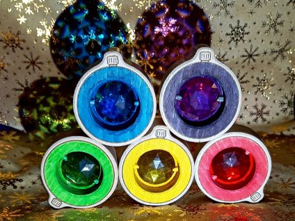 Duhová baňka (průhledná)