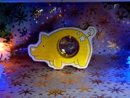 Zlaté prasátko (vánoční ozdoba)