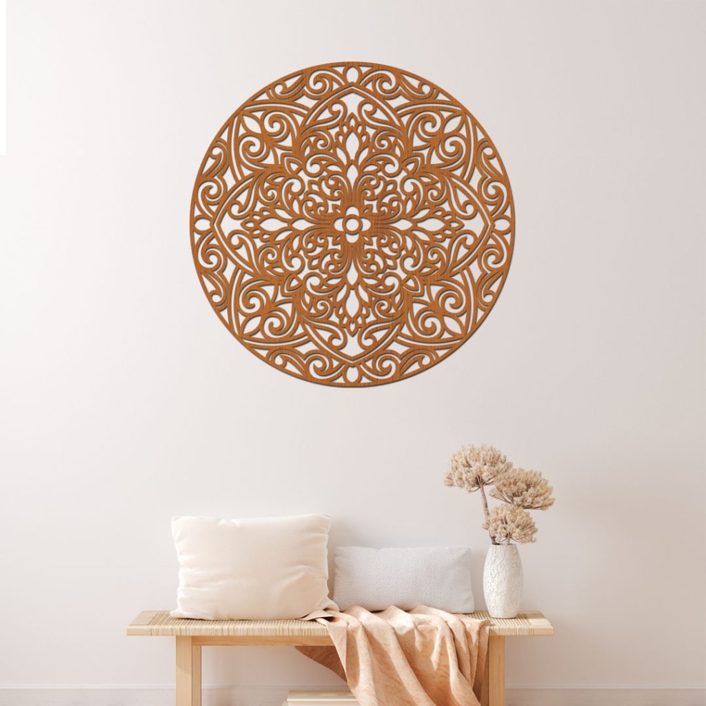 drevena mandala tresen