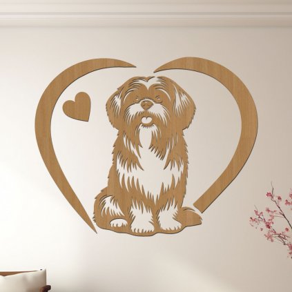 Shih Tzu se srdcem buk
