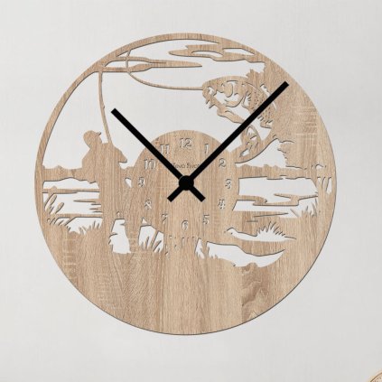 Rybarske hodiny dub sonoma