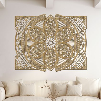 Tvorivosti mandala dub zlaty