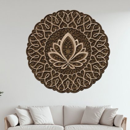 Energie prostoru mandala dub sonoma orech wenge