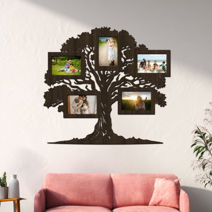 Bukovy fotoramecek wenge