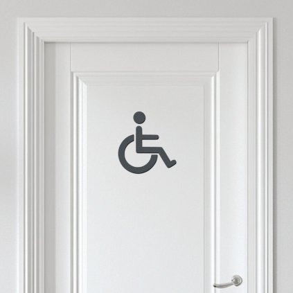 Cedule Vozickari antracit