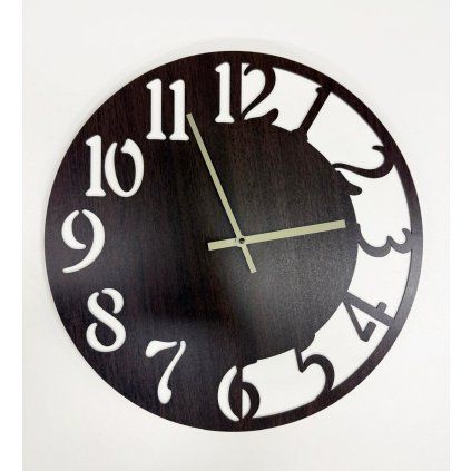 nastenee hodiny Clock wenge