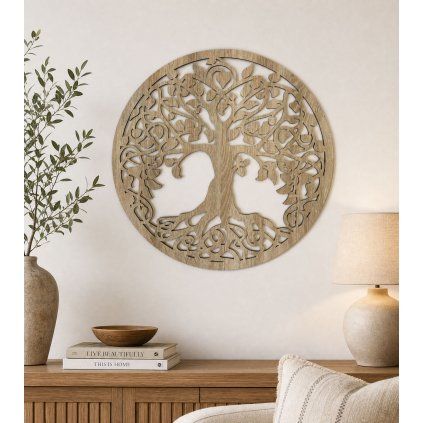 sonoma tree art in nice interior
