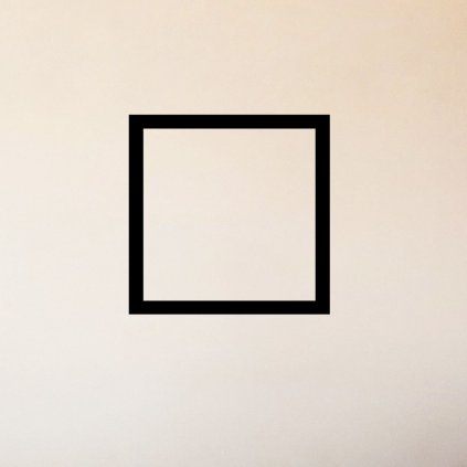 fotoramecek extra ctverec bila