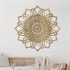 Dřevěná mandala na zeď ŠTĚSTÍ