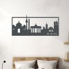 Dřevěná dekorace na zeď BERLIN