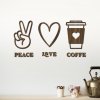 Peace, love, coffee orech