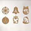 Sada 6 vánocnich ozdob buk