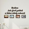 Fotoramecek rodina kde zivot zacina wenge