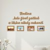 Fotoramecek rodina kde zivot zacina buk
