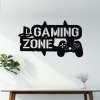 Dřevěná dekorace Gaming Zone cerna