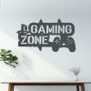 Dřevěná dekorace Gaming Zone antracit