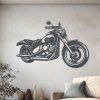 Dřevěný obraz motorky Chopper