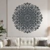 Drevene mandala Pritomnosti antracit