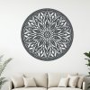 Drevena mandala Vedomi antracit