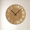 CLOCK hodiny buk javor cerne