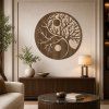 Yin yang strom orech dub sonoma