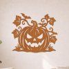 Halloween dekorace na zeď - Strašidelná dýně