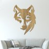 drevena dekorace na zed vlk dub zlaty