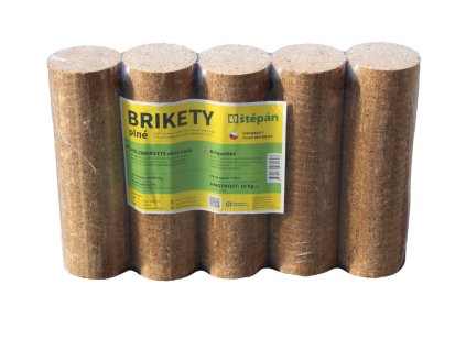 Produkt. foto Pilinové brikety plné BRIKETY