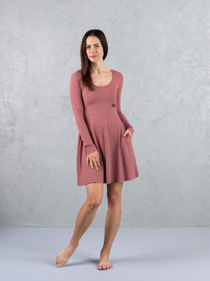 Drexiss šaty LORA SHORT SPRING OLD PINK